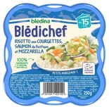 Bledina Bledichef Courgette, Salmon & Mozzarella Risotto From 15 Months 230g