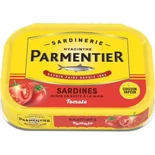 Parmentier Sardines in sunflower oil & tomatoes 135g