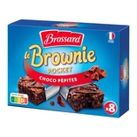 Brossard Mini chocolate chip Brownies x 8 240g