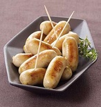 Charles Keller Mini white pudding pork sausages  400g