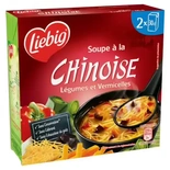 Liebig Chinese vegetables soup & vermicelli pasta 2x30cl