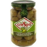 Crespo Whole green olives in brine 350g