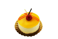 Individual Mango & Raspberry cheesecake
