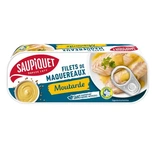 Saupiquet Mackerel filets in mustard sauce 169g