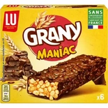 LU Grany Maniac chocolate covered cereal bar x 6 160g