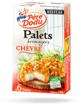 Pere Dodu Goat cheese Palets x6 150g
