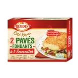President Breaded Emmental Cheese Paves x2 200g