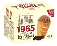 Ice cream 1965 chocolate ice cream in a waffle cup 6x65g