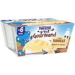 Nestle P'tit Gourmand Vanilla cream dessert 4x100g from 6 months
