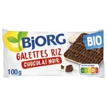 Bjorg Dark Chocolate Rice Cake ORGANIC 100g