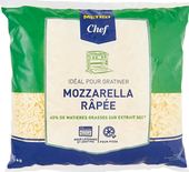 Grated Mozzarella 45%MG 2.5kg