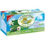 La Tisaniere Herbal Tea Nuit Calme Verveine Calme x25 Tea bags