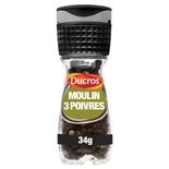 Ducros 3 peppercorn grinder 34g