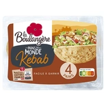 La Boulangere Kebab bread x 4 320g