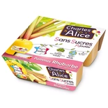 Charles & Alices Apple & Rhubarb 4x95g 380g