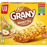 LU Grany 5 cereales & Hazelnuts bars x 6 125g