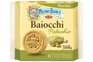 Mulino Bianco Baiocchi Pistacchio snack pack 168g