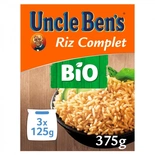Uncle Ben's Organic Whole rice 375g