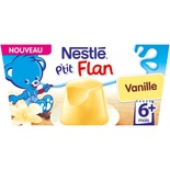 Nestle Vanilla flan (pudding) 4x100g from 6 months