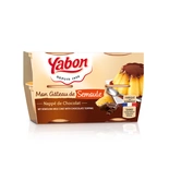 Yabon Semolina pudding topped with chocolate 4x125g