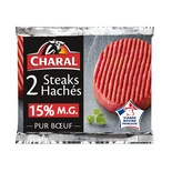 Charal Beef Burger x2 15%FAT 260g