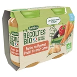 Bledina Organic Vegetables, Cumin & Chicken 2x200g From 6 Months