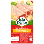 Isla Delice Halal Mortadelice with cheese x 10 slices 120g