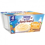 Nestle P'tit Gourmand dessert with semolina milk for 6 months 4x100g