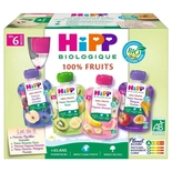 Hipp Organic Fruits Dessert Pouches 4 Varieties from 6 Months 8x90g