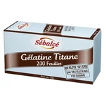 Titanium Gellatina sheets x200 Sebalce 1kg