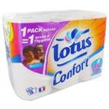 Lotus white Toilet paper Confort x12 rolls