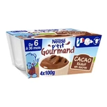 Nestle P'tit Gourmand chocolate cream dessert 4x100g from 8 months