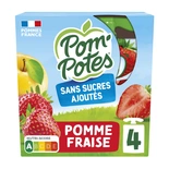 Materne Apple & Strawberry pouches no added sugar 4x90g
