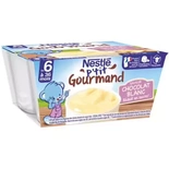 Nestle P'tit Gourmand white chocolate cream dessert 4x100g from 8 months