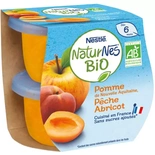 Nestle Naturnes Apricot Peach & Apple Organic 2x115g 230g