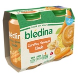 Bledina Pot Carrot Semolina & Turkey 2x200g from 6 months