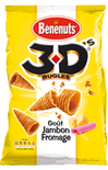 Benenuts Bugles 3D's Ham & Cheese 75g