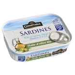 Connetable Sardines MSC with organic olive oil, prepared in Brittany 135g
