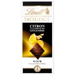 Lindt Excellence Dark lemon dash of ginger 100g