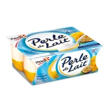 Yoplait Perle de Lait Mango & Passion yogurts 4x125g
