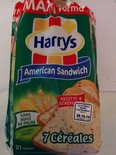 Harry's American Sandwich bread 7 cereals sliced 825g