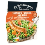 La Belle Chaurienne Traditional Label Rouge Sausage with Peas & Carrots 300g