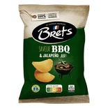 Brets Crisp BBQ & Jalapeno 125g