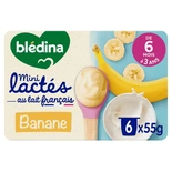 Bledina mini Lactes with Banana 6x55g from 6 months 330g