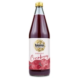 Biona Organic Cranberry juice (No Added Sugar) 75cl