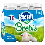 Lactel UHT semi-skimmed Sheep milk 6x1L