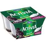 Danone Activia brewed on plums 4x125g