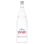 Evian Glass Bottle 1L