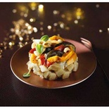 Artichokes, glazed tomatoes and golden vegetables tians 8x120g