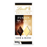 Lindt Excellence Fusion Dark 70% & White 100g